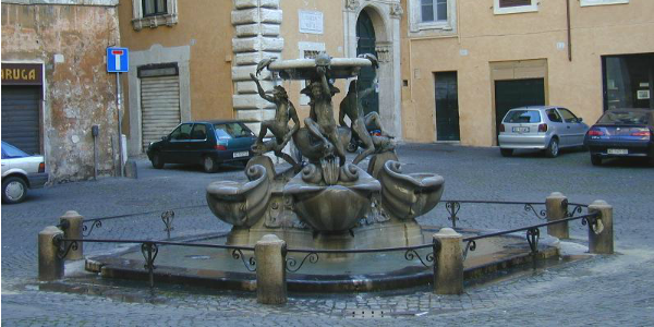 Fontana-delle-Tartarughe-resim